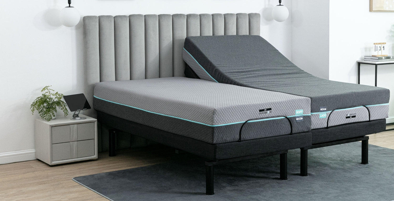 Frame and mattress