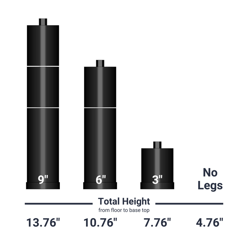 drift classic adjustable bed frame legs height