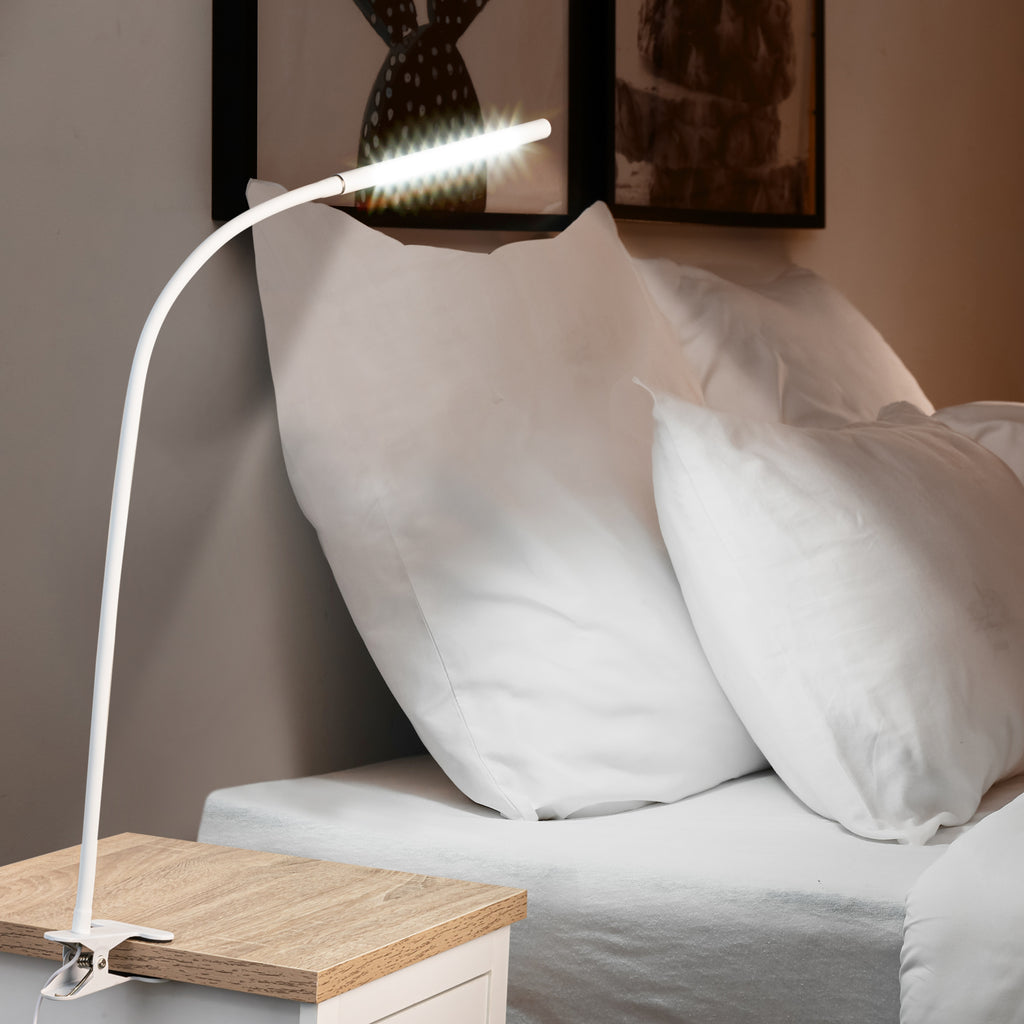 LED Bedside Clip on Lamp – Progressive Bed Canada