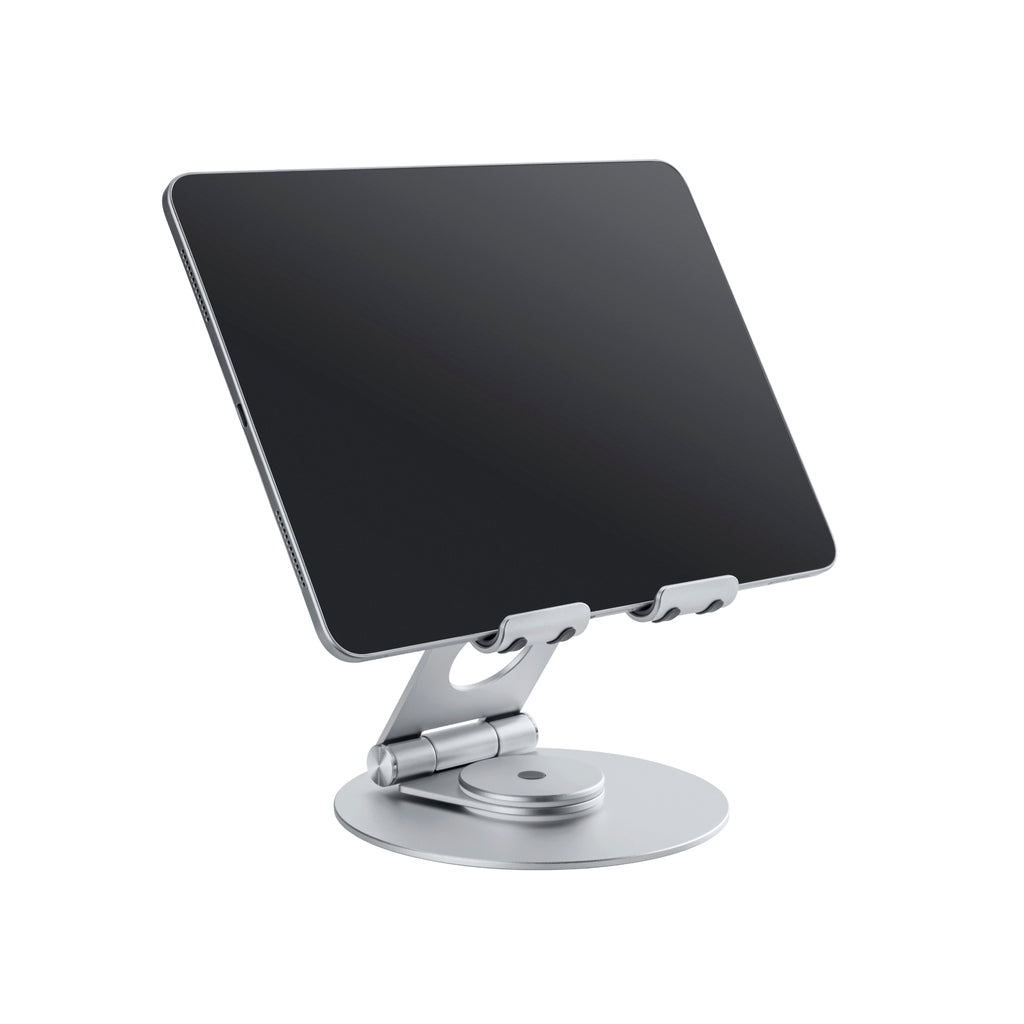 tablet stand with tablet 